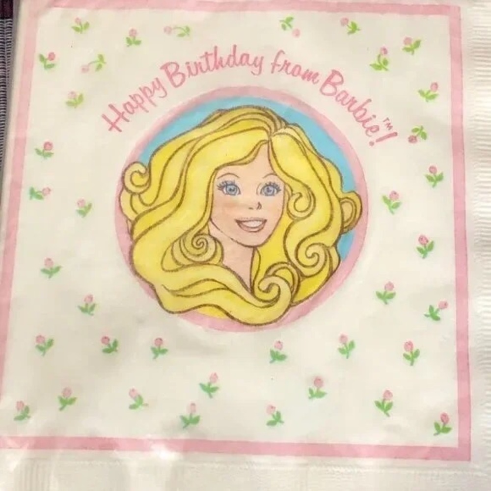 Birthday Party Paper Napkins 1983 Pack of 16 NIP